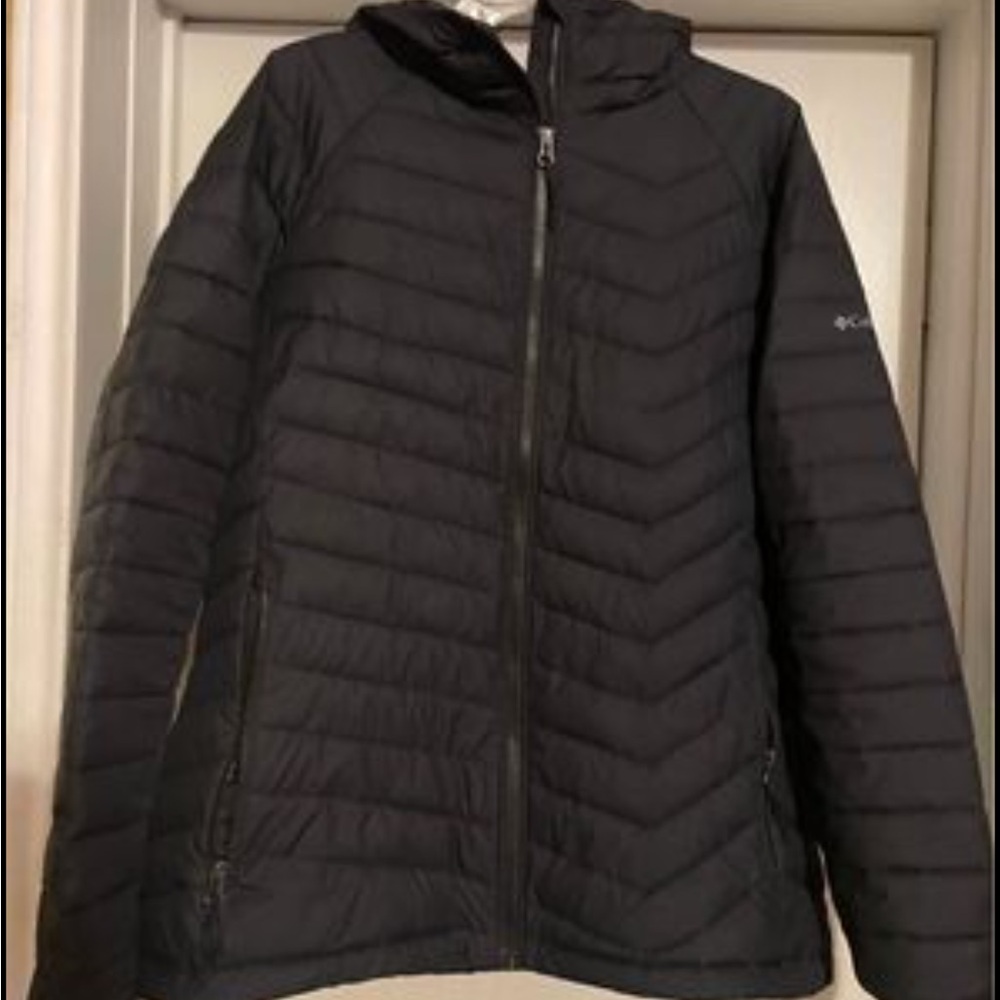 Women’s Columbia Black Omni Heat Hooded Jacket, Size XXLarge